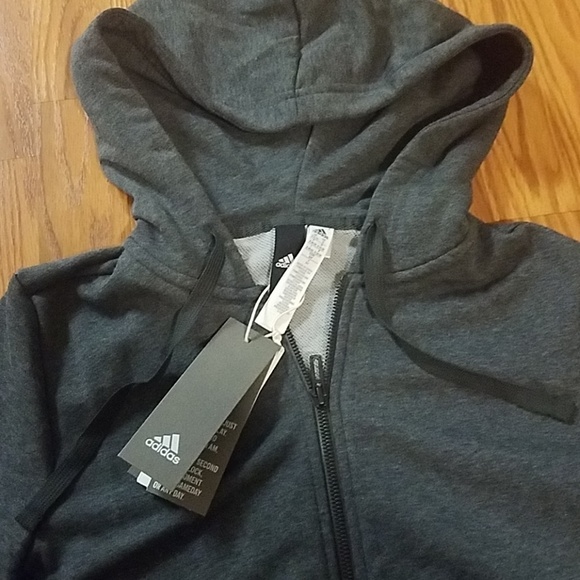 Adidas full zip hoodie sweatshirt - Picture 3 of 4